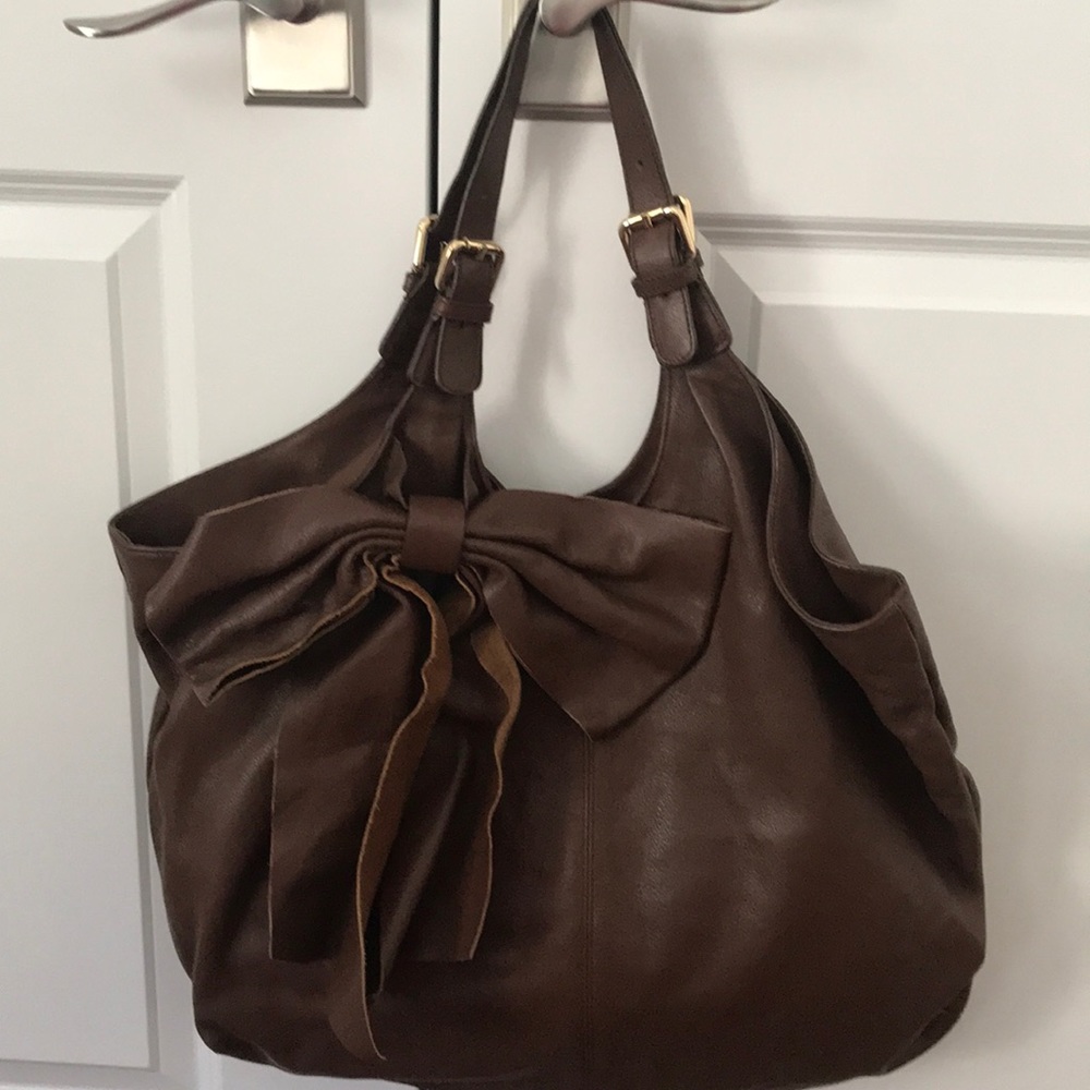 Valentino Brown Hobo Bag